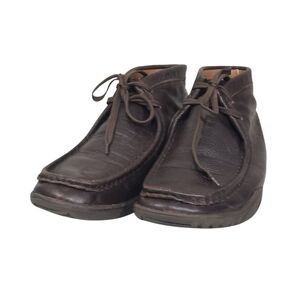 Roots Windsor Leather Moc Toe Lace-up Chukka Men's Ankle Boot Size 9